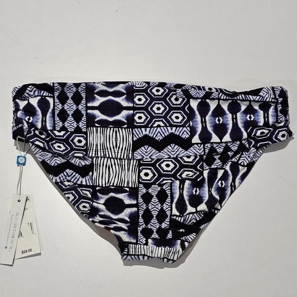 Bleu Rod Beattie Island Time Sarong Hipster Bikini Bottoms Size 12 - Picture 3 of 6